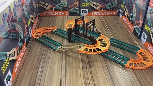 DIY Urban Rail Educational Track Set | Rail Track With Toy Truck