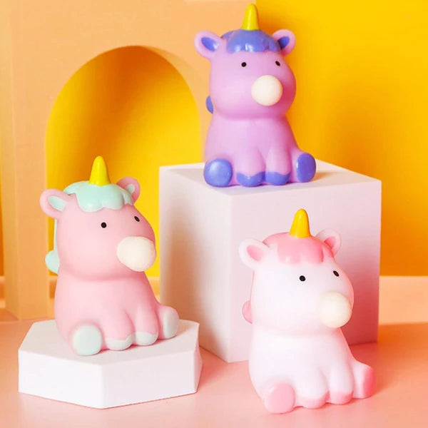 Cute Unicorn Squeeze Plushy Bubble for Kids