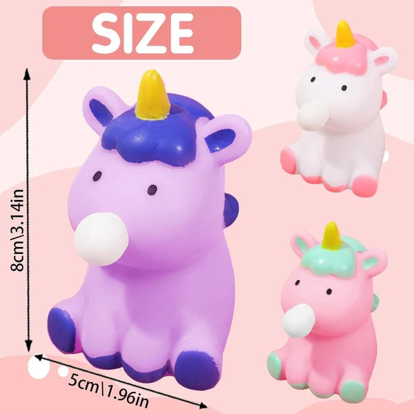 Cute Unicorn Squeeze Plushy Bubble for Kids