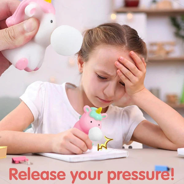 Cute Unicorn Squeeze Plushy Bubble for Kids