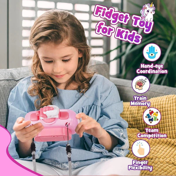 Fidget Game Toys | Unicorn Themed Pop It Gaming Console