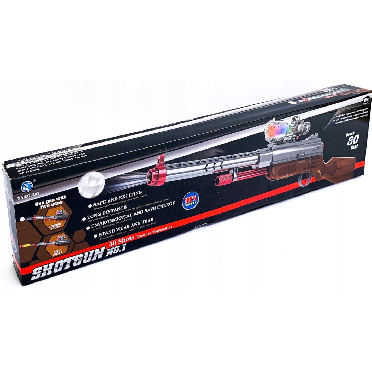 Scoped Shotgun | 2in1 Gelblaster & Foam Bullet Rifle | Gun For Kids