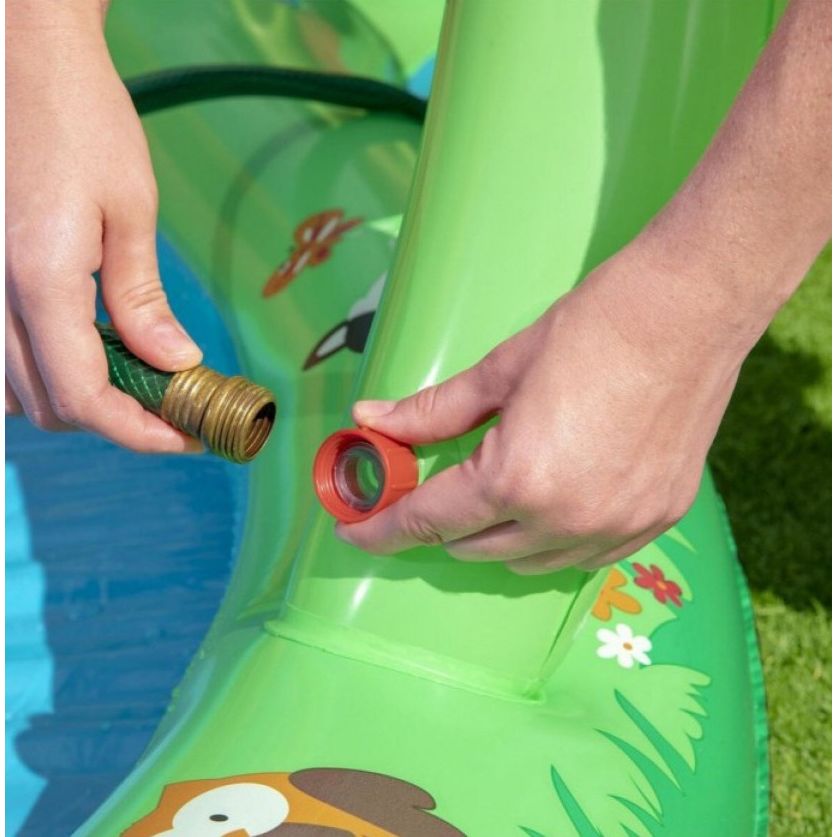 BESTWAY Friendly Wood Play Centre Pool For kiddies 9ft 8in x 6ft 6in x 4ft 3in (1ft Depth)