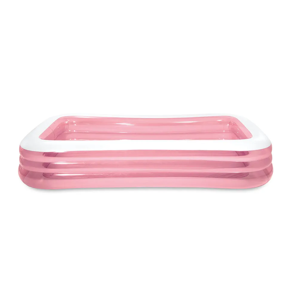 INTEX Pink Rectangular Pool For Kids 10ft x 6ft x 1ft 10in