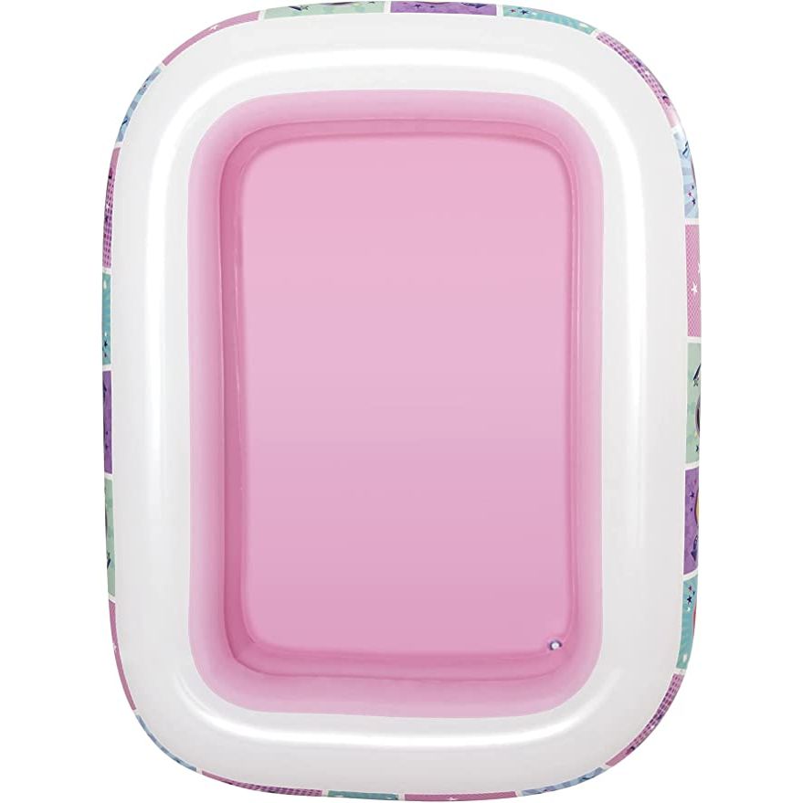 BESTWAY Rectangular Soft Edges Princess Pool For Kids 6ft 7in x 4ft 9in x 1ft 7in