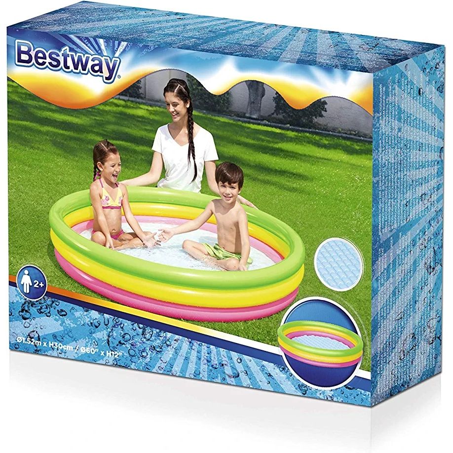 BESTWAY Three Rings summer pool for Kids 5ft x 1ft