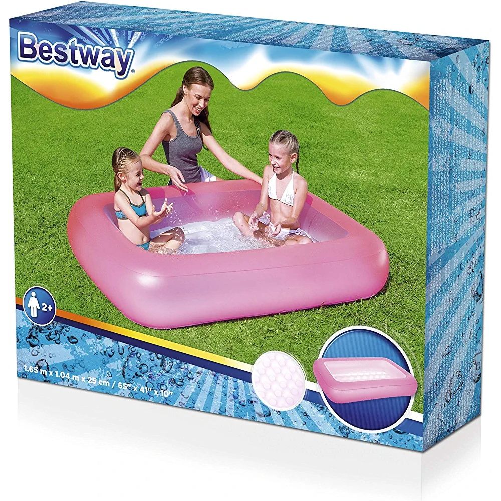 BESTWAY Rectangular Aquababies swimming pool for kids 5ft 4in x 10in