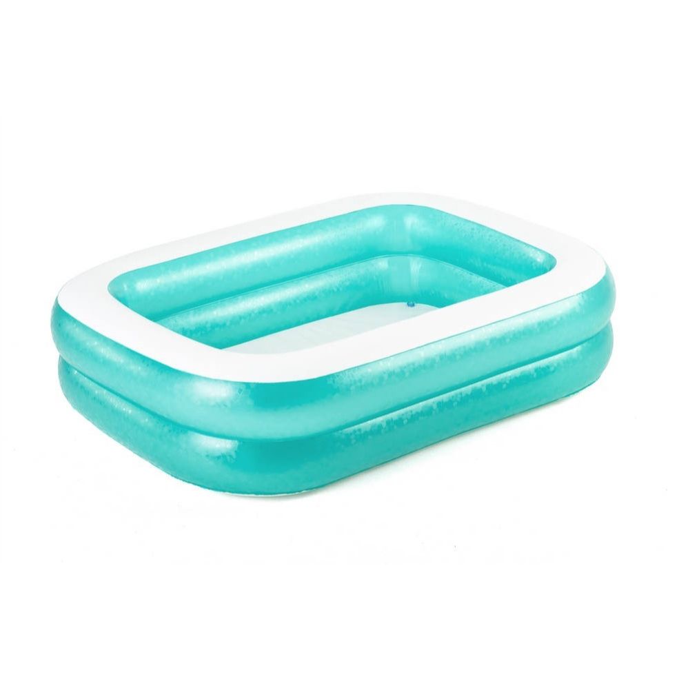 BESTWAY Inflatable Rectangular Family Pool 6ft 7in x 4ft 9.5in x 1ft 7in