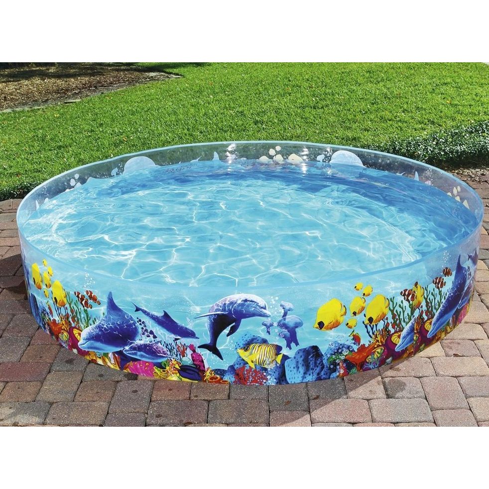 BESTWAY Paddling Pool Without Air For Kids 8ft x 1ft 6in