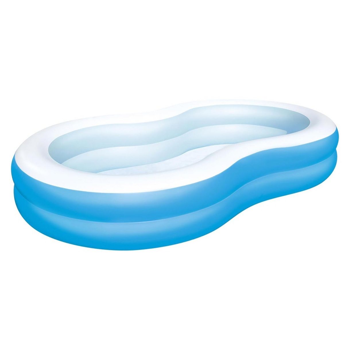 BESTWAY Family Vinyl Paddling Pool For Kids 8ft 7in x 5ft 2in x 1ft 6in