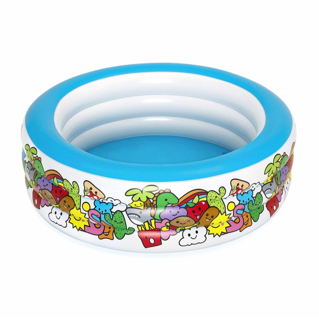 BESTWAY Playing Pool Of 3 Rings for kids 6ft 5in x 1ft 9in