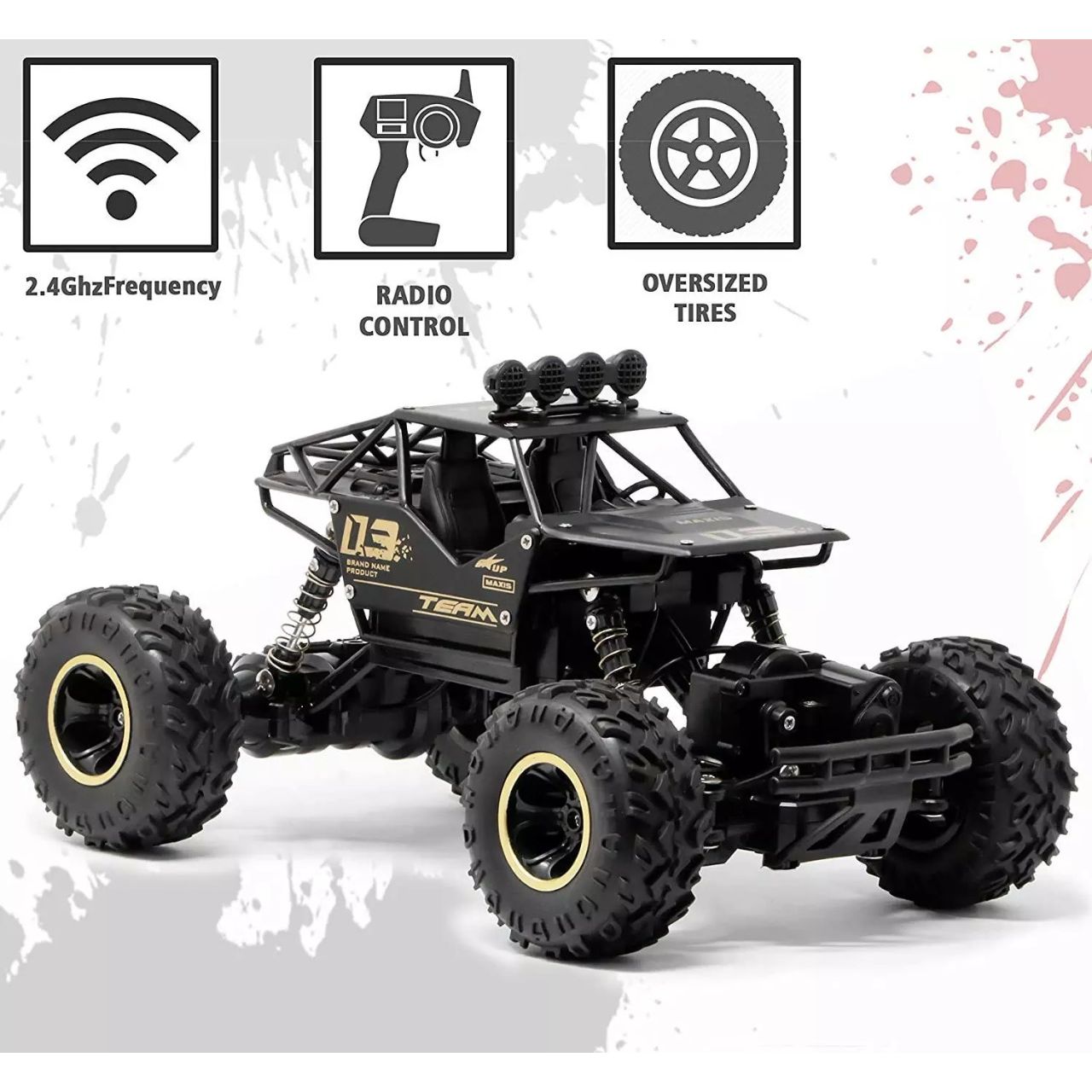 Rock Crawler Alloy Metal Remote Control Monster Truck