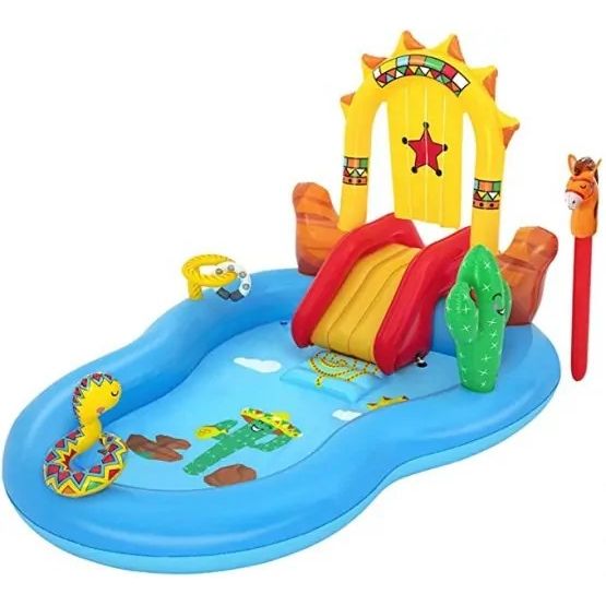 BESTWAY Wild West Play Centre Pool 8ft 8in x 6ft 2in x 4ft 7in (1ft Depth)