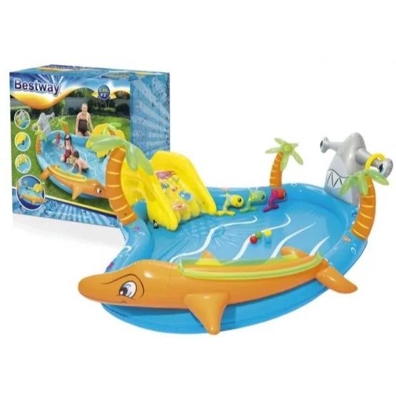 BESTWAY Sea Life Play Centre Pool For Children 9ft 2in x 8ft 5in x 2ft 10in (2ft 2in Depth)