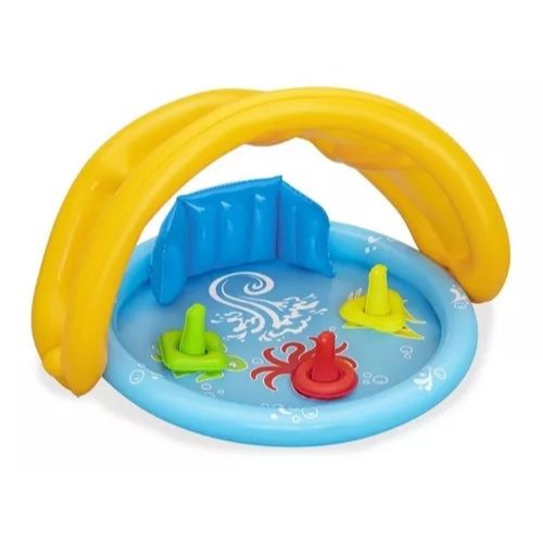 BESTWAY Pool With Roof Backrest And Sorter For Babies 3ft 9in x 2ft 11in x 2ft 6in (3in Depth)