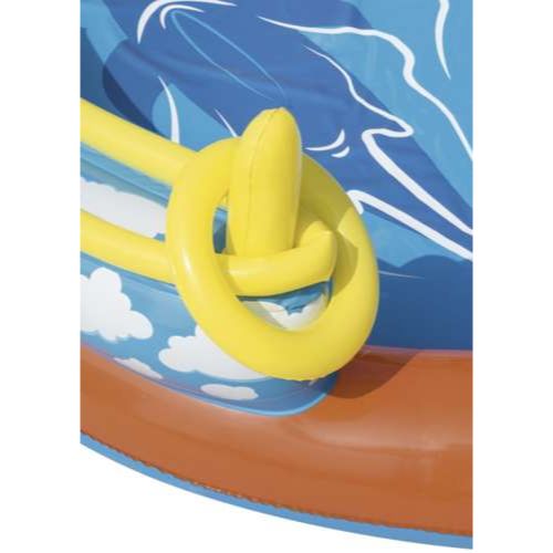 BESTWAY Lava Lagoon Safe Play Centre Pool For kids 8ft 8in x 8ft 8in x 3ft 5in (10in Depth)