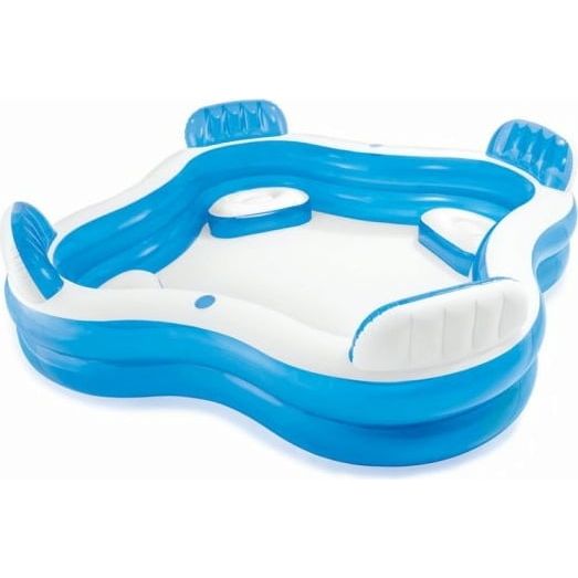 INTEX Swim Centre Family Lounge Pool 7ft 6in x 7ft 6in x 2ft 2in
