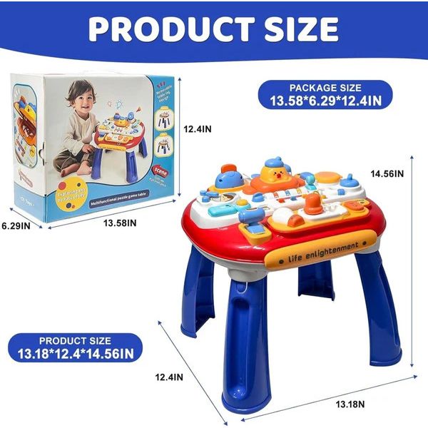 Interactive Baby Activity Musical Learning Table With Lights & Sounds