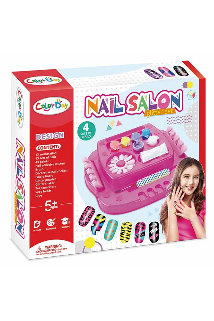 Nail Saloon Glitter Set For Girls