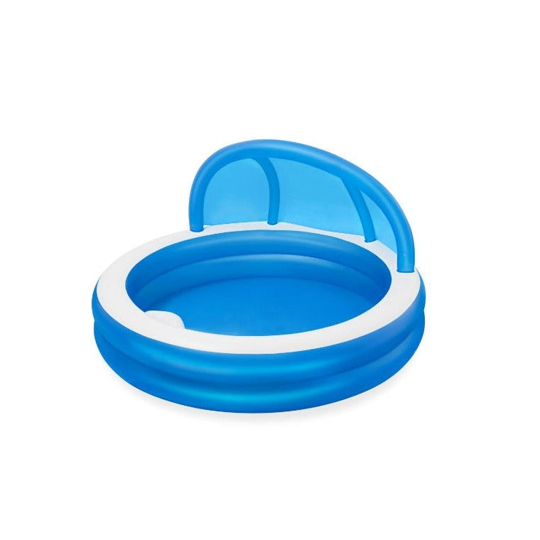 BESTWAY Sunshade Summer Days Family Pool For Kids 7ft 11in x 7ft 11in x 4ft 7in (2ft Depth)