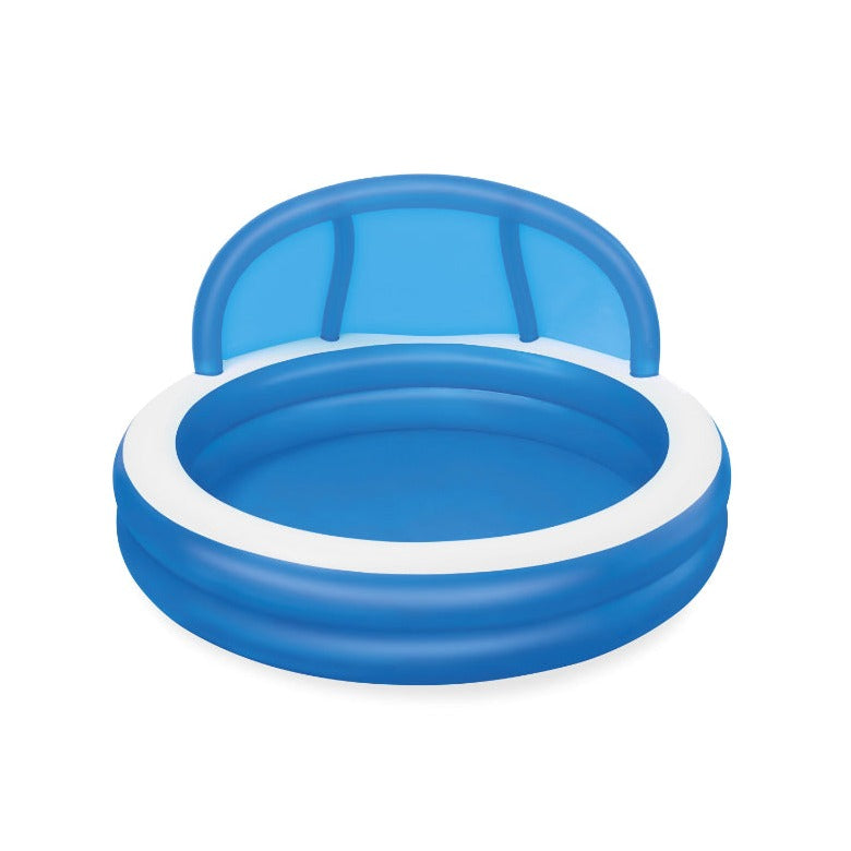 BESTWAY Sunshade Summer Days Family Pool For Kids 7ft 11in x 7ft 11in x 4ft 7in (2ft Depth)