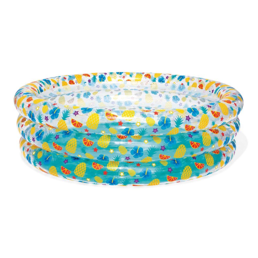 BESTWAY Tropical Life 3 Rings Pool for Kiddies 5ft 7in x 1ft 9in