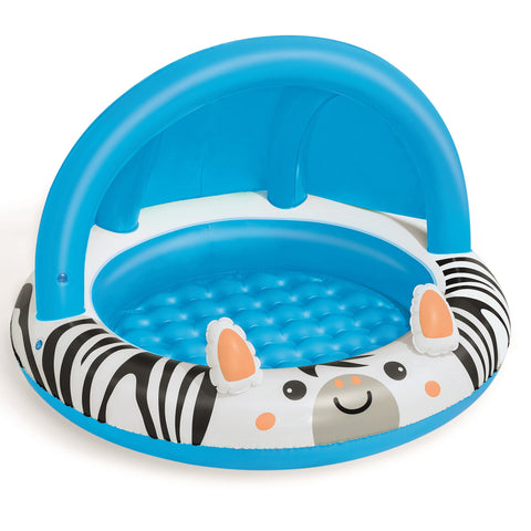 BESTWAY Sun Shaded Swimming Pool For Babies 3ft 2in x 2ft 2in (6 Inches Depth)