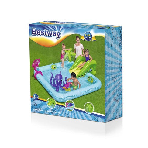 BESTWAY Kids Aquarium Pool Centre 7ft 10in x 6ft 9in x 2ft 10in (1ft Depth)