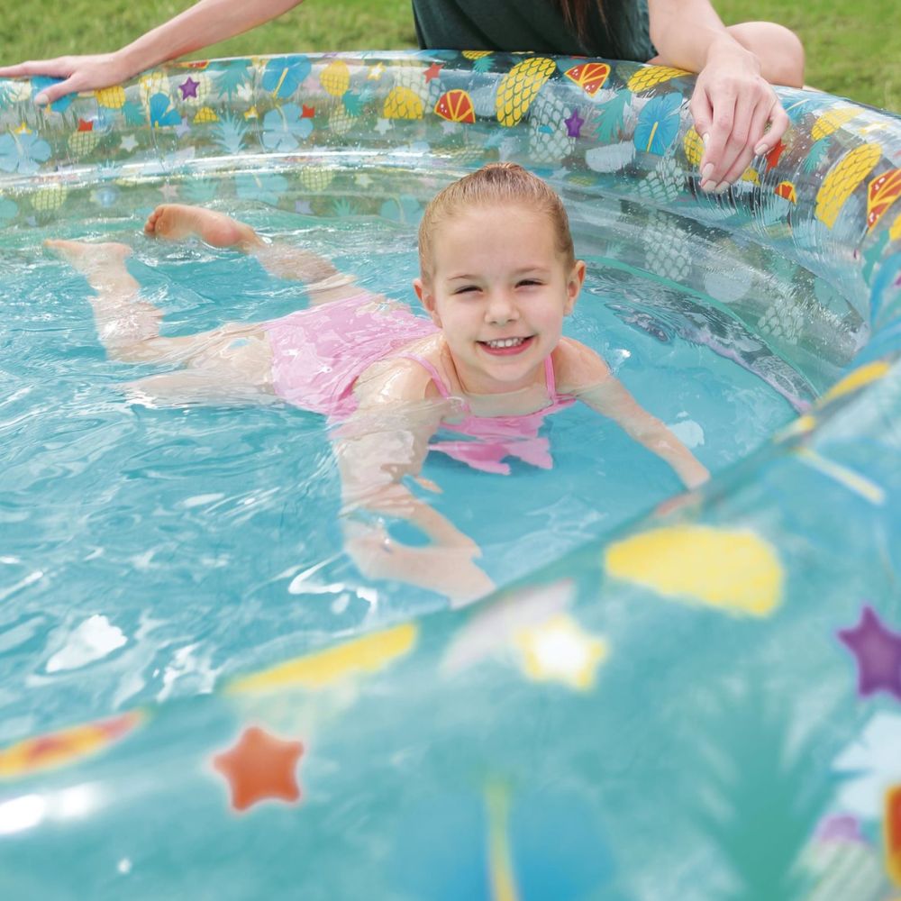 BESTWAY Tropical Life 3 Rings Pool for Kiddies 5ft 7in x 1ft 9in