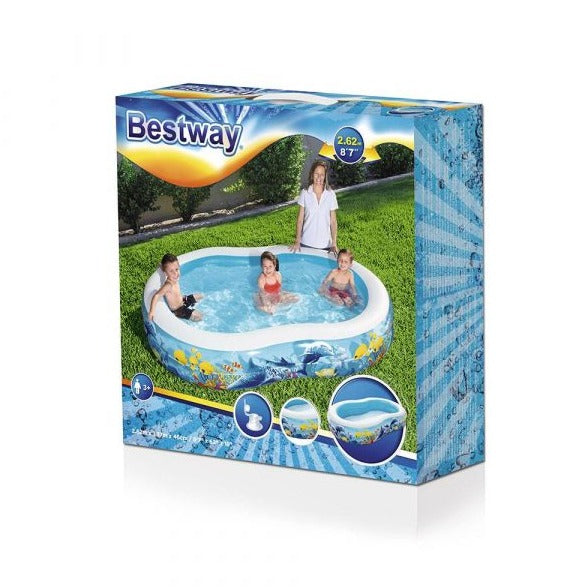 BESTWAY High Quality PVC Nemo Play Pool for kids 8ft 7in x 5ft 2in x 1ft 6in