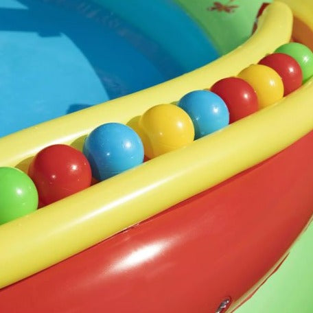 BESTWAY Friendly Wood Play Centre Pool For kiddies 9ft 8in x 6ft 6in x 4ft 3in (1ft Depth)
