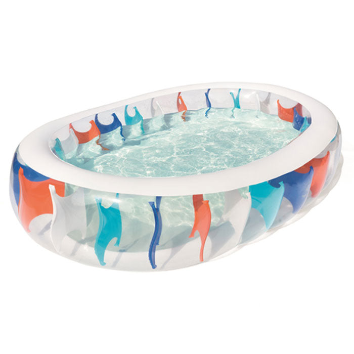 BESTWAY Family Paddling Pool For Kids 7ft 6in x 5ft x 1ft 8in
