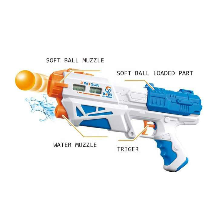 Ball Bullet & Water Spray Gun