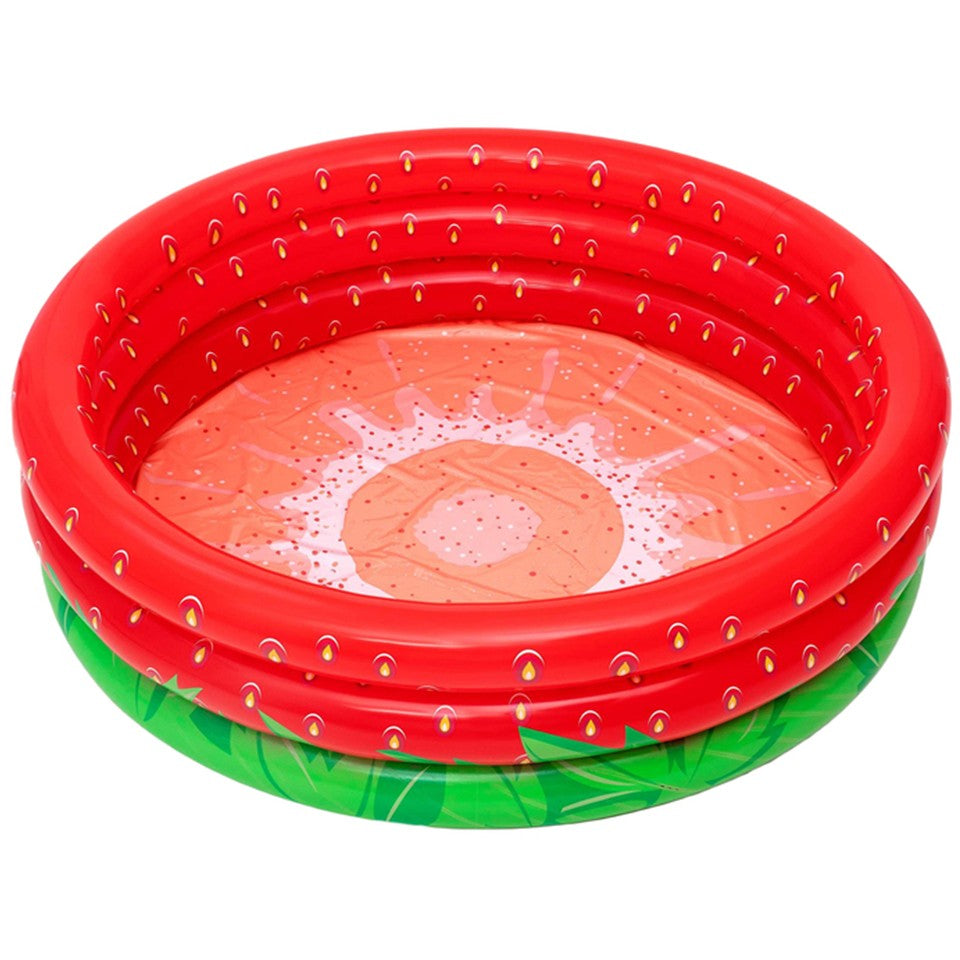 BESTWAY Sweet Strawberry Easy Setup Pool for kids 5ft 6in x 1ft 3in