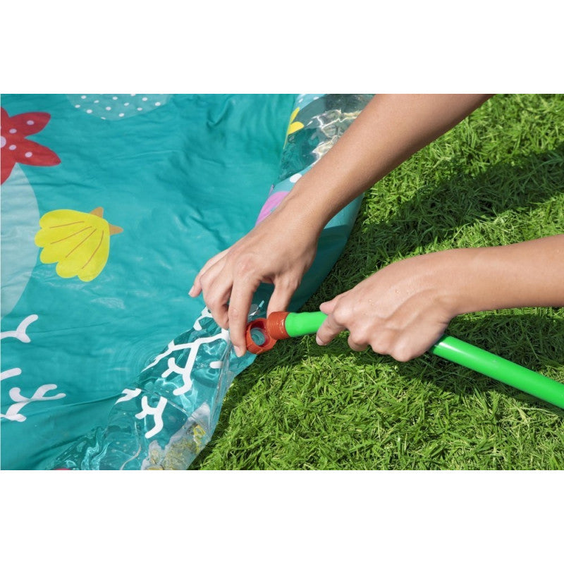 BESTWAY UnderWater Sprinkler Splash Pad Pool With a Fountain 5ft 5in