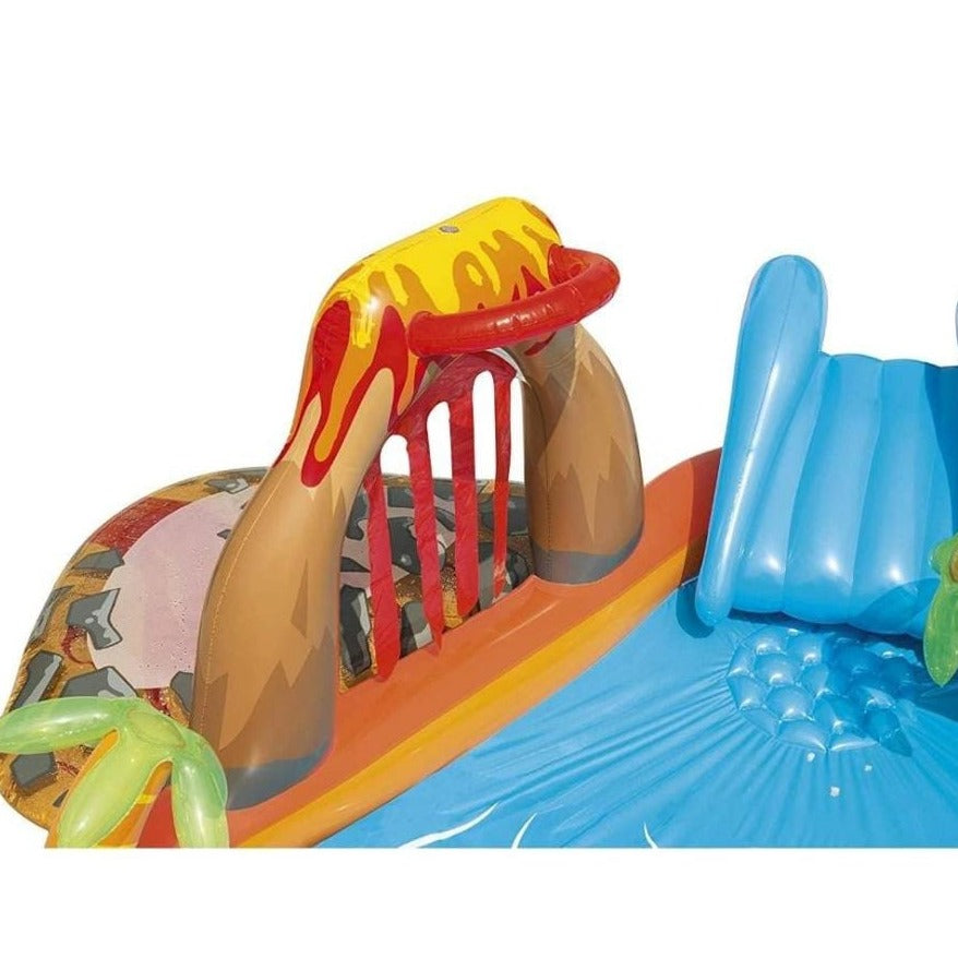 BESTWAY Lava Lagoon Safe Play Centre Pool For kids 8ft 8in x 8ft 8in x 3ft 5in (10in Depth)