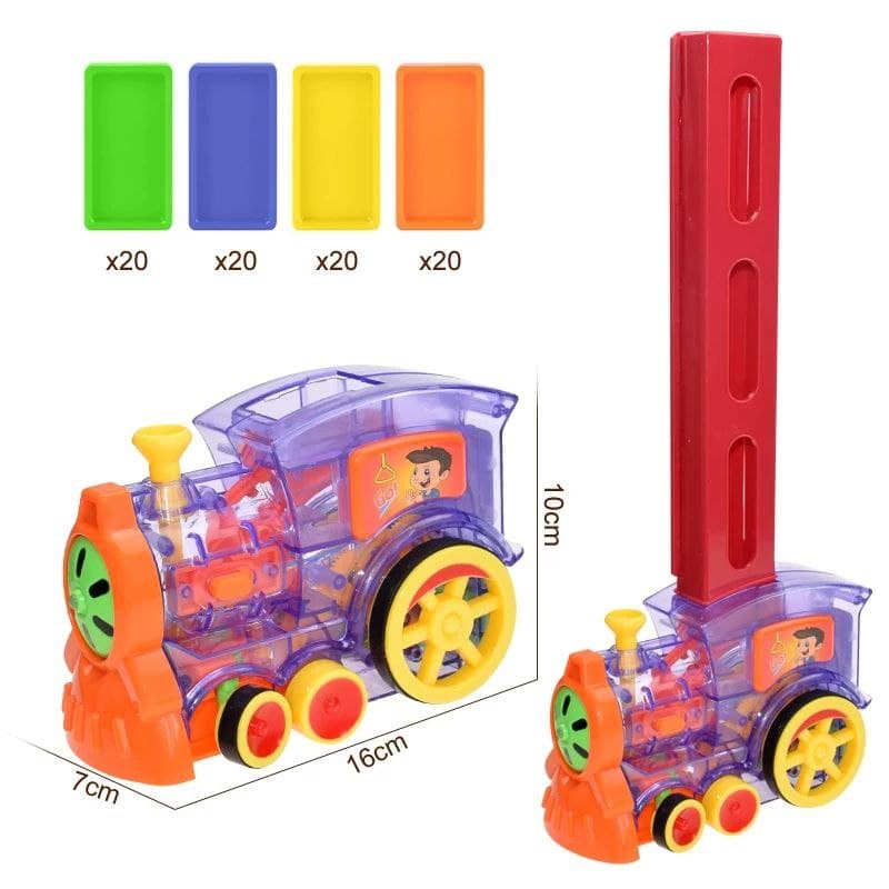 Domino Train Toy Set - 60 Pcs