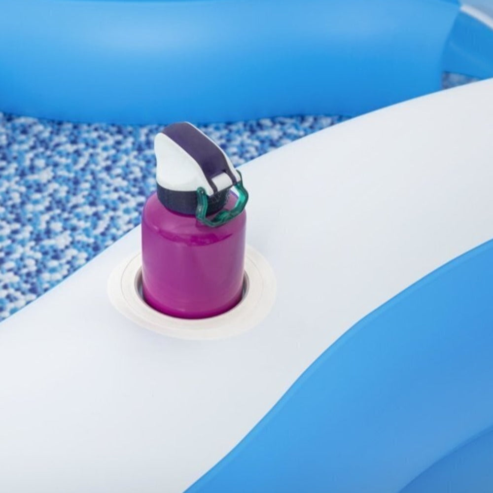 BESTWAY Splash View Family Pool with Pool Seat 8ft 10in x 6ft 6in x 1ft 8in