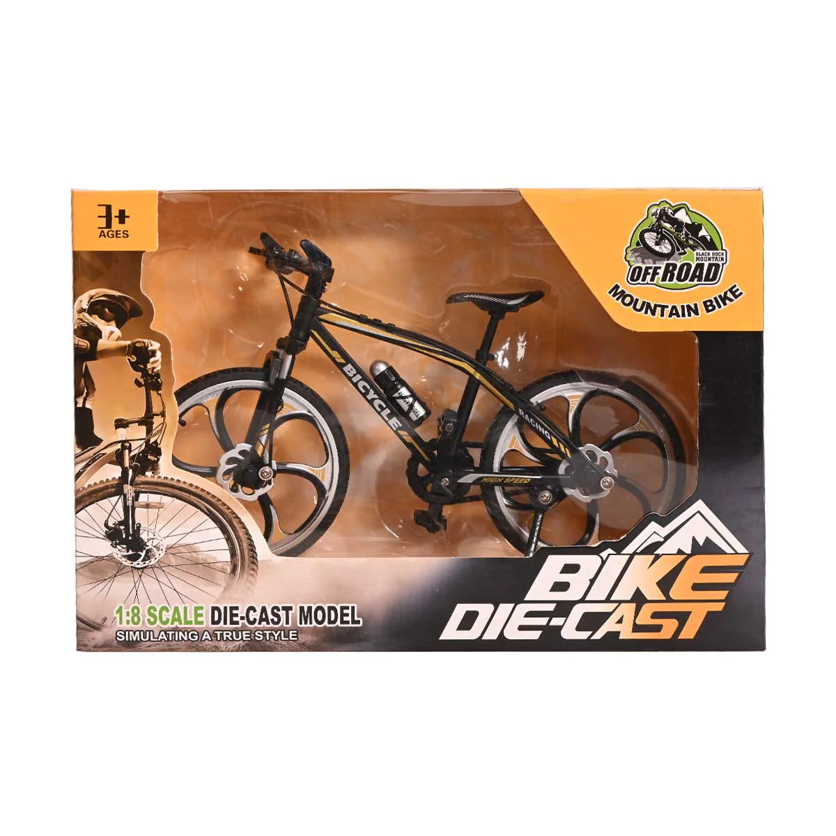 Die Cast 1-8 Scale Off Road Mountain Bike | Sports Cycle 