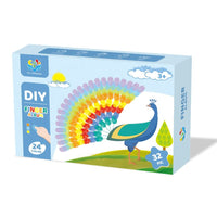 DIY Painting Kit with 16 Colors & 12 Stamp Pads