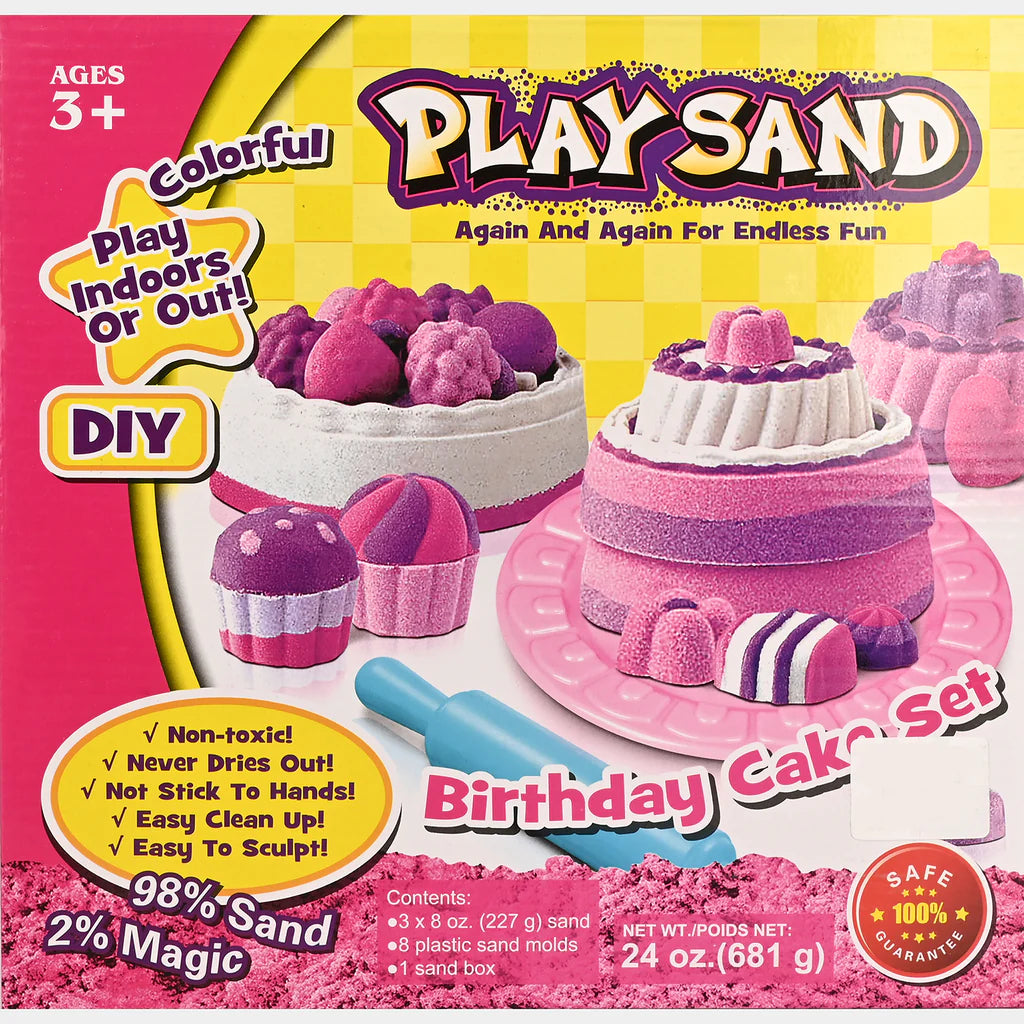 Lovely Cake Play Sand Set with 500g Kinetic Sand