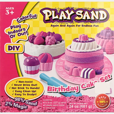 Lovely Cake Play Sand Set with 500g Kinetic Sand
