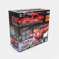 Speed 4WD Drift Racing X RC Car with 2.4GHz Remote Control, LED Lights, Spray Effect, Drift Tires & Road Blocks