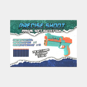 Soft Bullet Gun Foam Dart Pistol for Kids Play