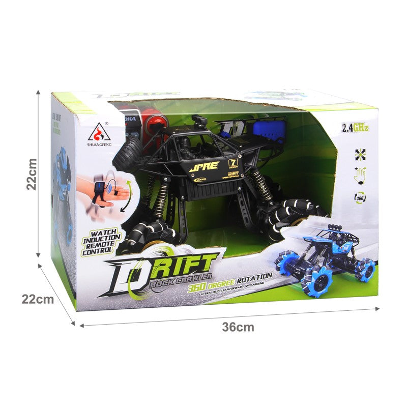 2.4GHz Wrist Remote Control Rock Crawler With 360° Rotation & Rechargeable batteries