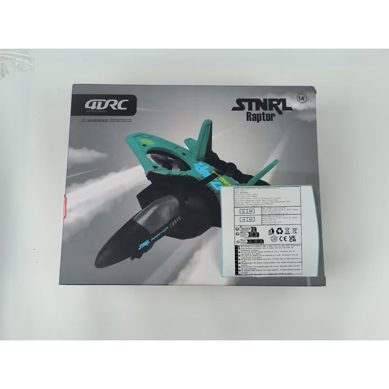 4DRC Remote Control Aircraft Drone Jet With Rechargeable Batteries & Lighting Effects