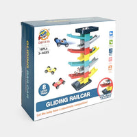 Gliding Railcar Building Blocks Tracks Set | Building Toy 
