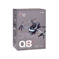 Mini Q8 Drone With Dual 8K & 4K Camera | 2.4GHz Control & Complete Accessories Kit