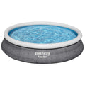 BESTWAY Foldable Self Supporting Round Swimming Pool 12ft x 2ft 6in