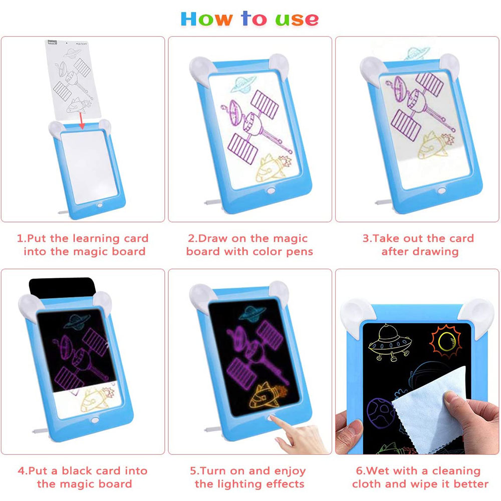 Lumi Board Led Drawing Magic Drawing Board For Kids - Creative Magic ...
